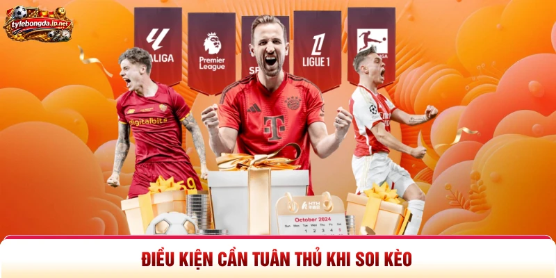 Điều kiện cần tuân thủ khi soi kèo